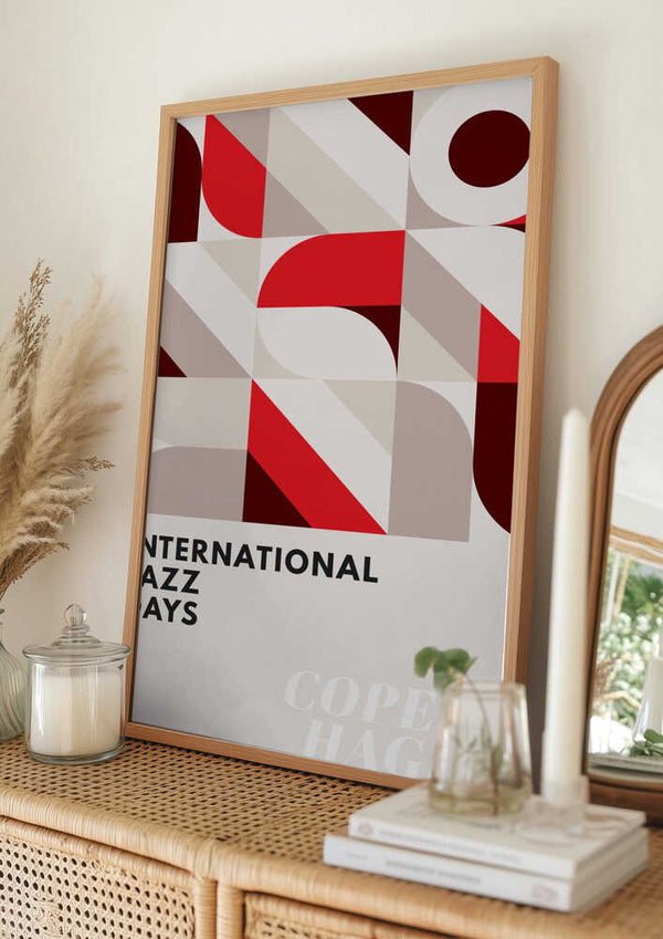 Tablou înramat „Jazz Days Copenhagen” de Kubistika