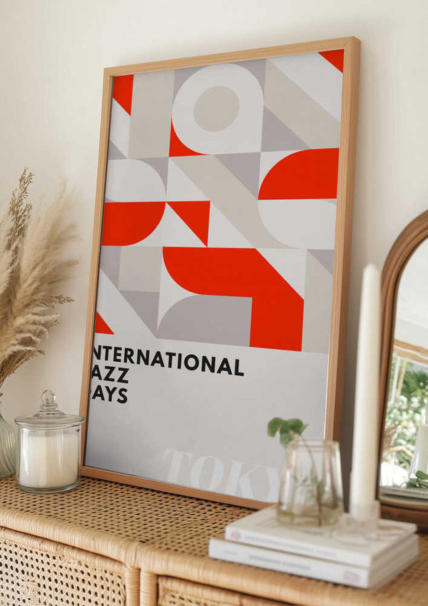 Tablou înramat „Jazz Days Tokyo” de Kubistika
