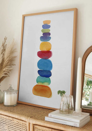 Tablou înramat „Color Tower” de Louise van Terheijden