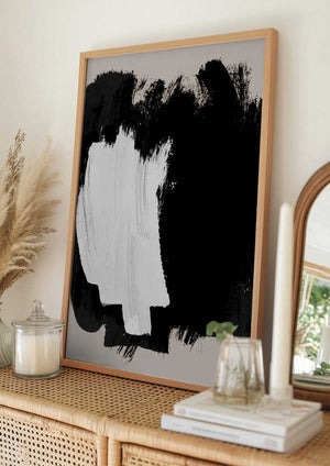 Tablou înramat „Abstract Brush Strokes 16” de Mareike Böhmer