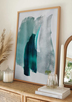 Tablou înramat „Abstract Brush Strokes 19” de Mareike Böhmer