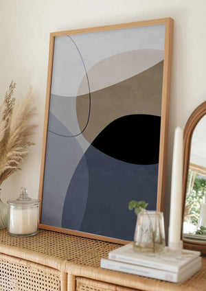 Tablou înramat „Graphic 210Y” de Mareike Böhmer