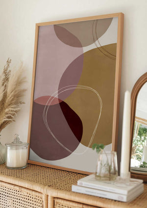 Tablou înramat „Graphic 249” de Mareike Böhmer