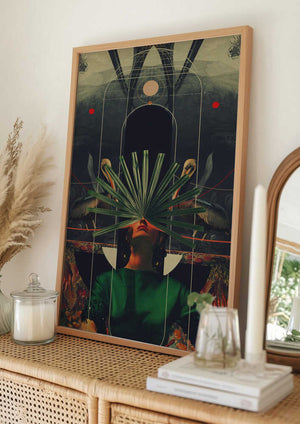 Tablou înramat „She Saw the Equator” de Frank Moth