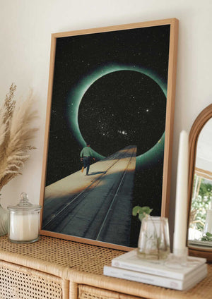 Tablou înramat „Escaping Into the Void” de Frank Moth