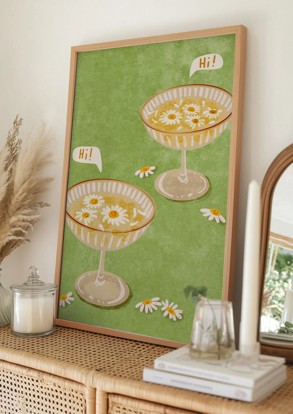 Tablou înramat „Hi” de Raissa Oltmanns