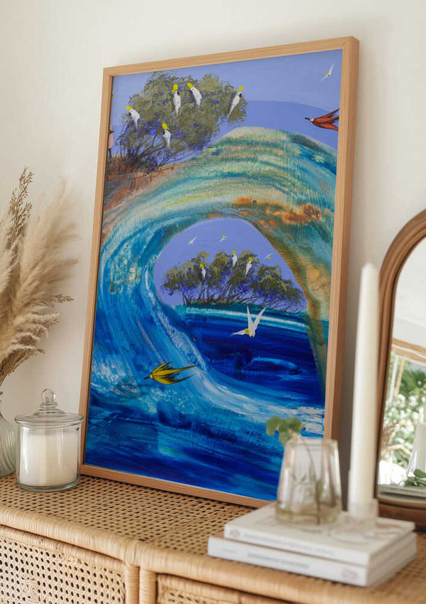 Tablou înramat „Flowing with you” de Adam Bogusz