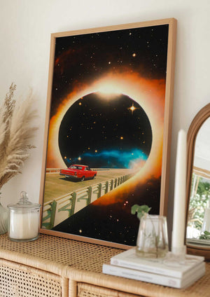 Tablou înramat „A Space Journey Begins” de Taudalpoi