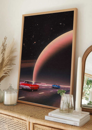 Tablou înramat „Saturn Traffic” de Taudalpoi