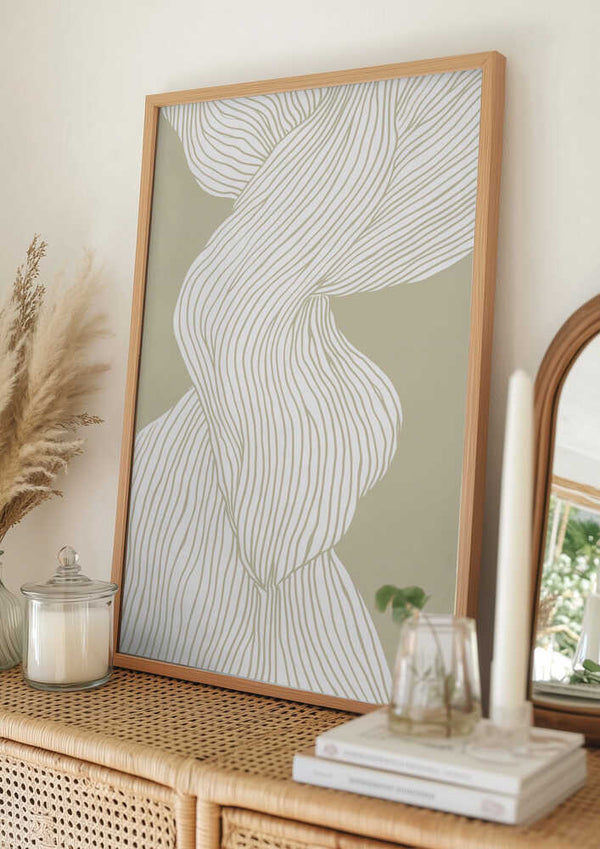 Tablou înramat „Contours of Grace” de Treechild