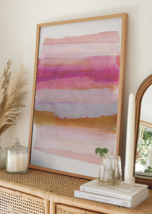 Tablou înramat „Abstract Brush Strokes 45 A1” de Mareike Böhmer