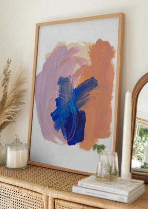 Tablou înramat „Abstract Brush Strokes 90” de Mareike Böhmer