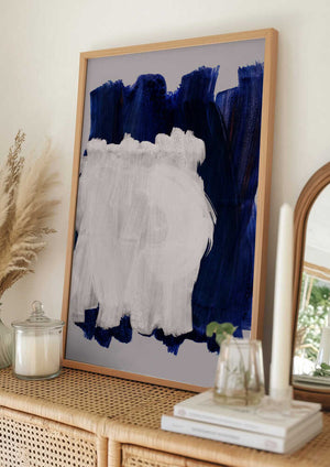 Tablou înramat „Abstract Brush Strokes 14” de Mareike Böhmer