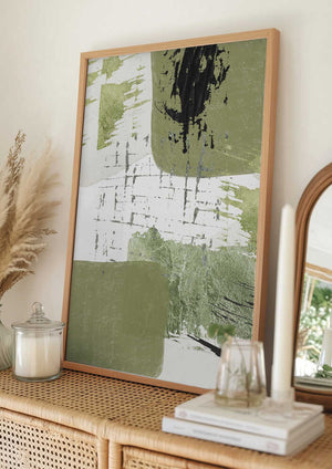 Tablou înramat „Green Dream 1” de Sally Ann Moss