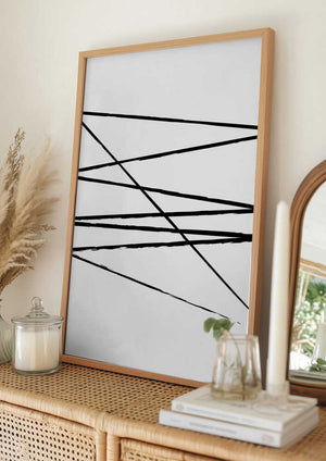 Tablou înramat „Geometric” de Oju Design