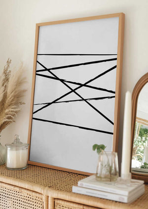Tablou înramat „Geometric1f Oju 2x3” de Oju Design