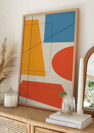 Tablou înramat „Geox2f  Oju 2x3” de Oju Design