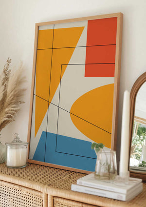 Tablou înramat „Geox1f  Oju 2x3” de Oju Design