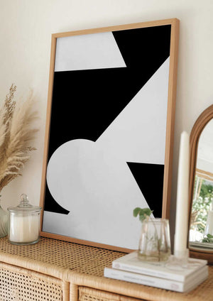 Tablou înramat „Bw1cwf  Oju 2x3” de Oju Design