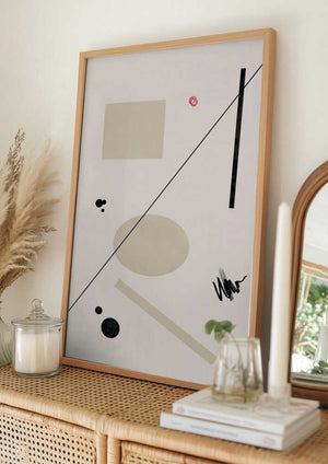 Tablou înramat „Geoy” de Oju Design