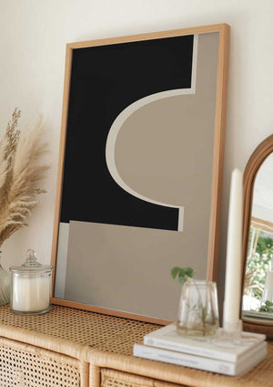 Tablou înramat „Abstract Graphic Shapes” de Elena Ristova