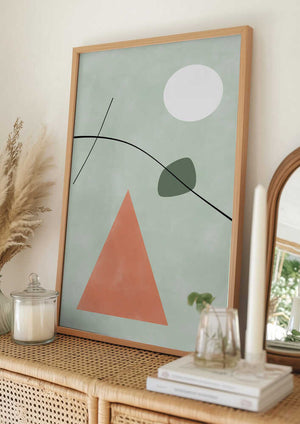 Tablou înramat „Shapes in Harmony” de Elena Ristova