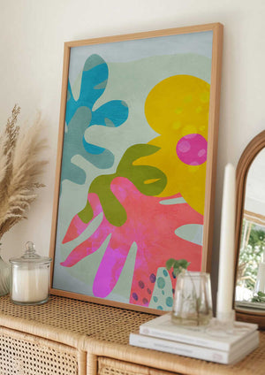 Tablou înramat „Pastel cut out Matisse” de Ana Rut Bre