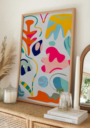 Tablou înramat „Matisse inspired shapes” de Ana Rut Bre