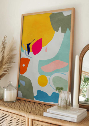 Tablou înramat „Landscape inspired cut out” de Ana Rut Bre