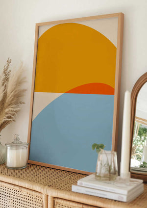 Tablou înramat „Mid Century Pastel 18” de Ana Rut Bre