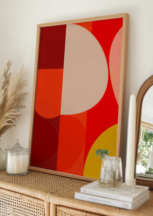 Tablou înramat „Mid Century Pastel 10” de Ana Rut Bre
