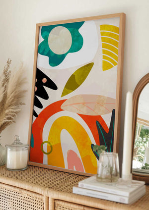 Tablou înramat „Cutouts Bauhaus 2 Kopie” de Ana Rut Bre