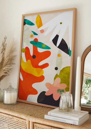 Tablou înramat „Cutouts Bauhaus 4 Kopie” de Ana Rut Bre