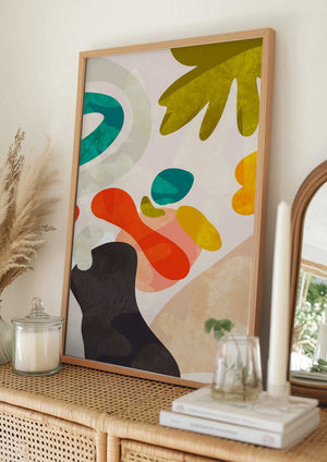Tablou înramat „Cutouts Bauhaus 3 Kopie” de Ana Rut Bre