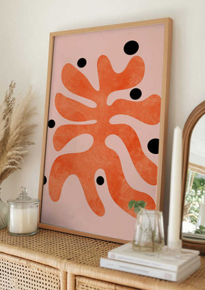 Tablou înramat „Aquarell Miro Shapes3e Kopie” de Ana Rut Bre