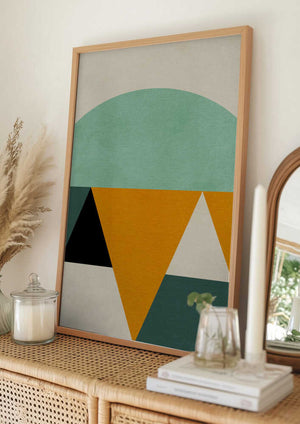 Tablou înramat „Rainbow Plus Shapes4” de Ana Rut Bre
