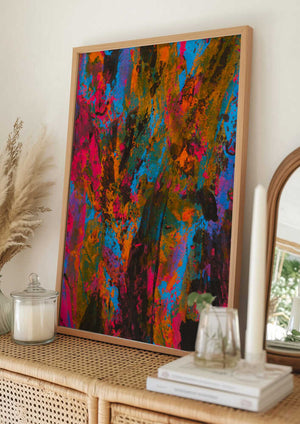 Tablou înramat „colored paints” de engin akyurt