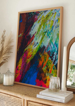 Tablou înramat „colored paints” de engin akyurt