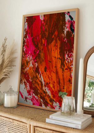 Tablou înramat „colored paints” de engin akyurt