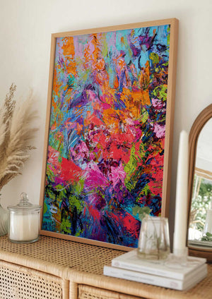 Tablou înramat „Ethereal Blossom Glow” de Dorothy Fagan