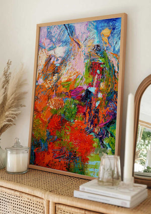 Tablou înramat „Ethereal Blossom Glow” de Dorothy Fagan