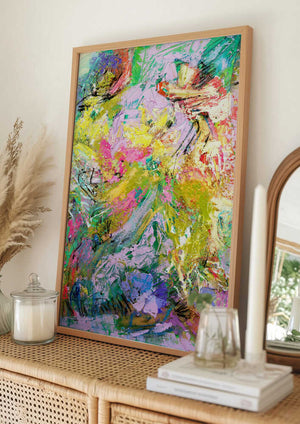 Tablou înramat „Brilliant Bloom Scape” de Dorothy Fagan