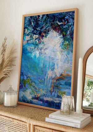 Tablou înramat „Blossoming Spectrum” de Dorothy Fagan