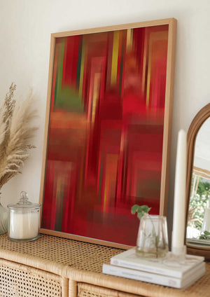 Tablou înramat „Abstract Geometric Modern Art” de Bilge Paksoylu