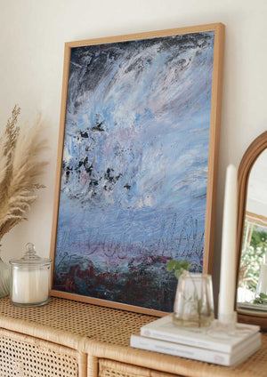 Tablou înramat „Winterstorm” de Deb Chaney