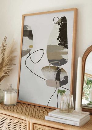 Tablou înramat „Shapes and Texture 2” de Roberto Moro