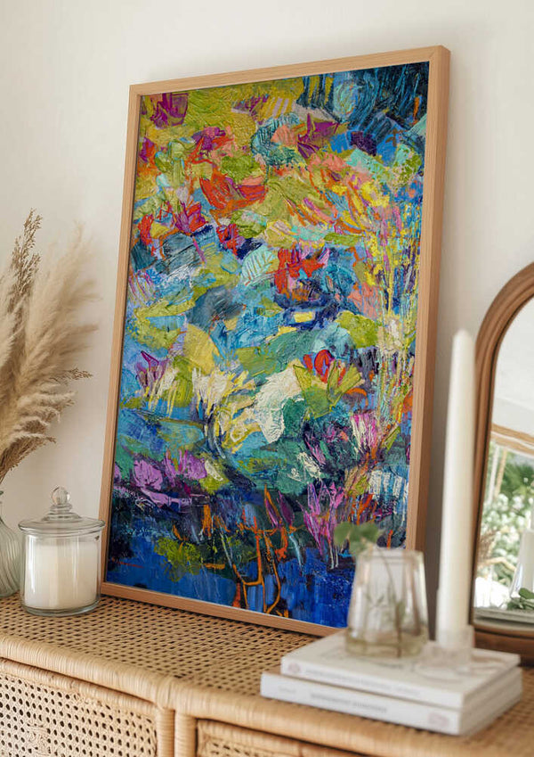 Tablou înramat „Radiant Pond Sonata” de Dorothy Fagan