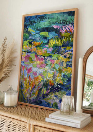 Tablou înramat „Colorful Reflections” de Dorothy Fagan