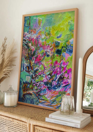 Tablou înramat „Blooming Dreamscape” de Dorothy Fagan