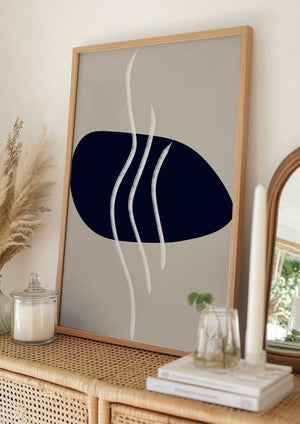 Tablou înramat „Scandi Abstract 2” de Anne-Marie Volfova